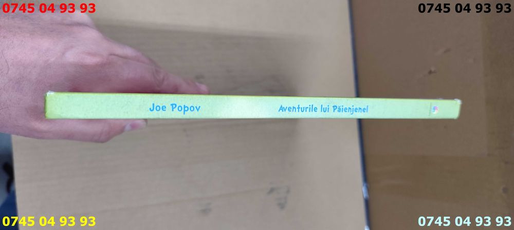 carte carti aventurile lui paienjenel Joe Popov cartonata