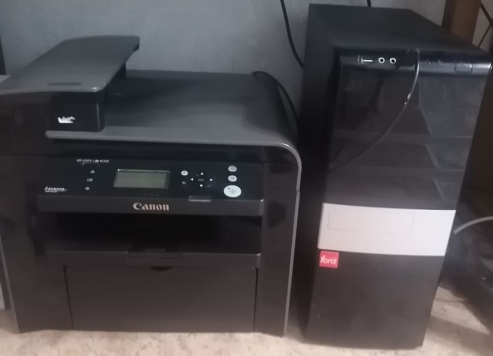 Продам компьютер (2 системных блока, монитор, клавиатура,  МФУ).