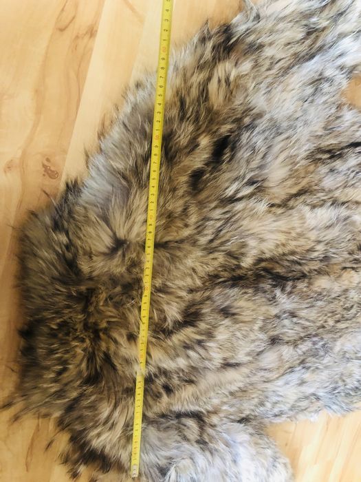 Палто сребърна лисица