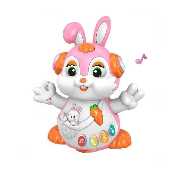 Танцуващо зайче и коте  с музика и светлина