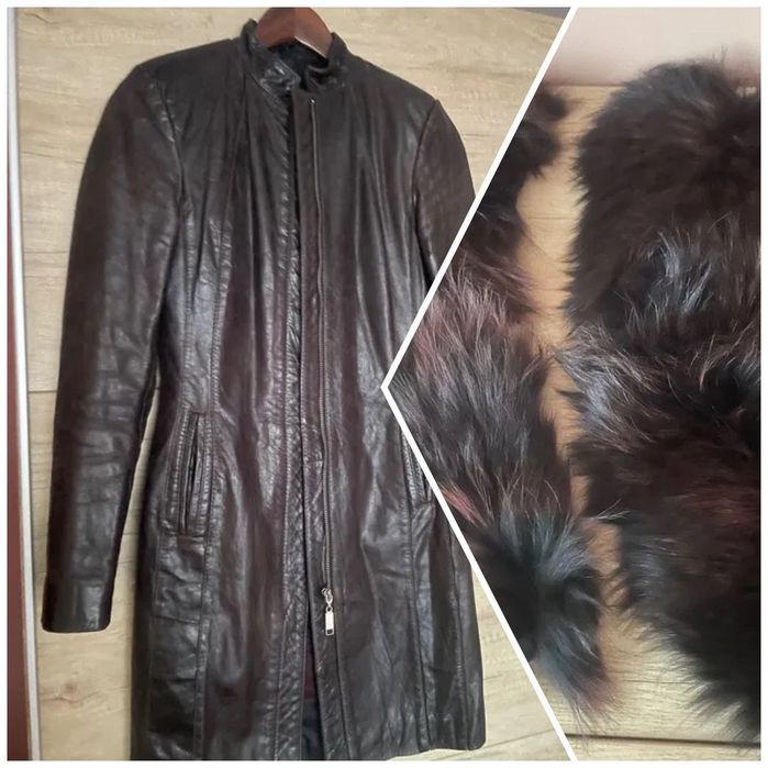 Манто, естествена кожа Leonard