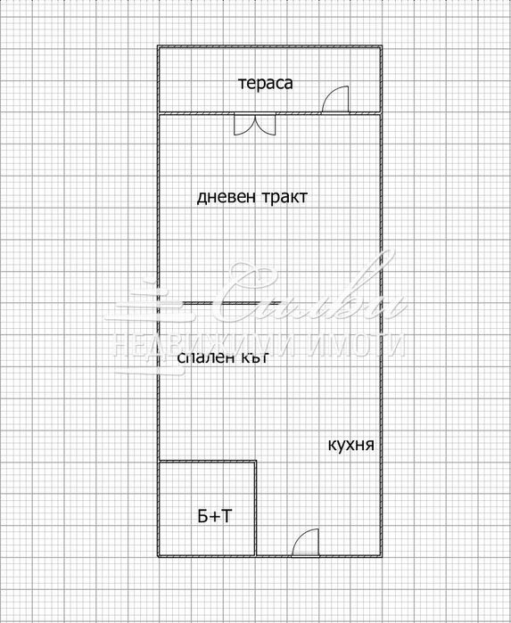 1-стаен в Шумен-Тракия площ 43 цена 71000
