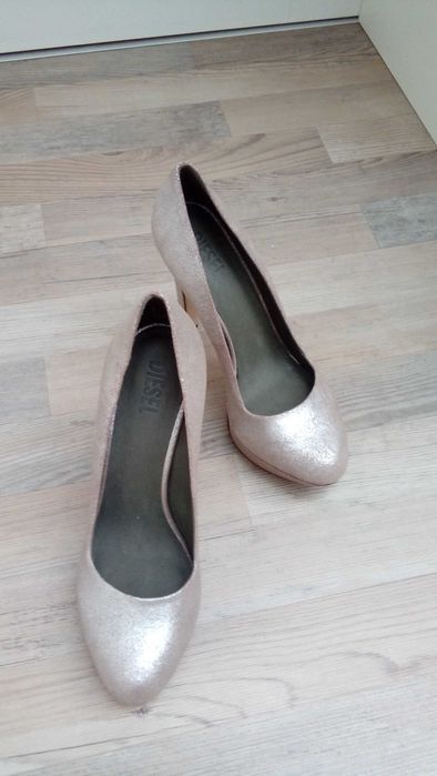 DIESEL Incaltaminte dama Pantofi piele , nr 39, toc 13 cm nepurtati
