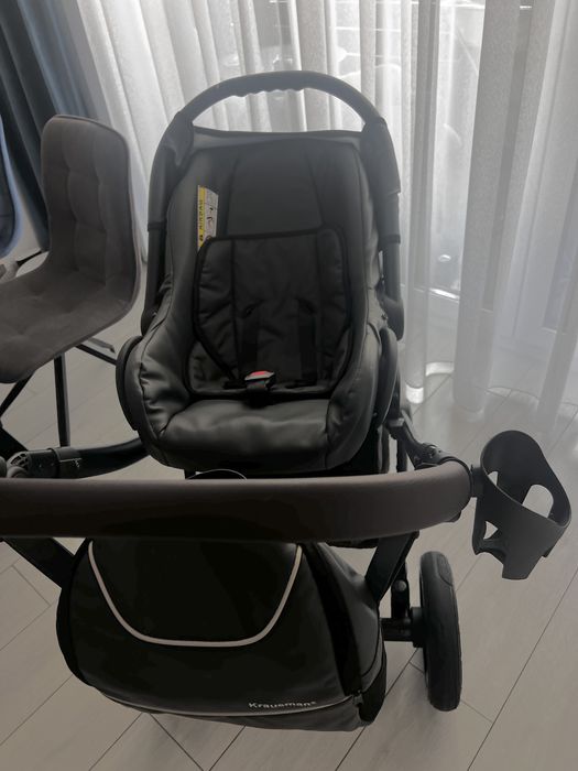 Krausman – Carucior 3 in 1 Rider Soft Grey