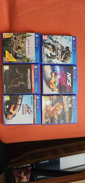Продавам различни игри за пс4