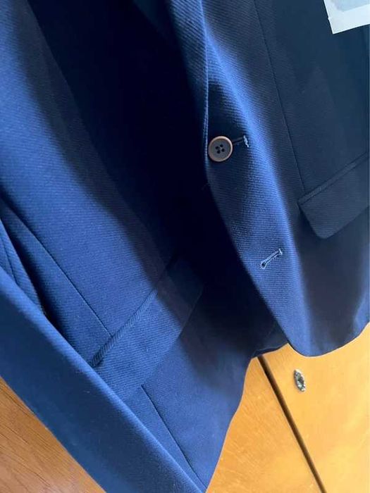 Sacou barbati bleumarin nou