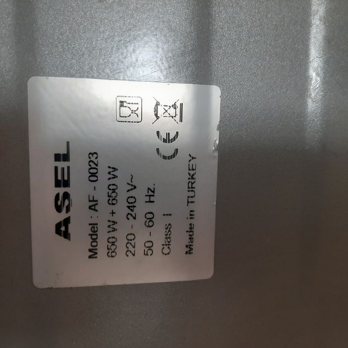 Аsel печь серый цвет