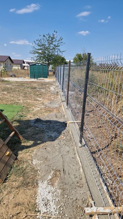 Împrejmuirii terenuri cu plasă burdurata