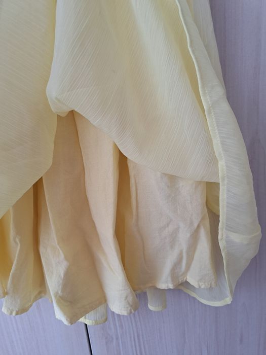 Лятна жълта рокля 110-116