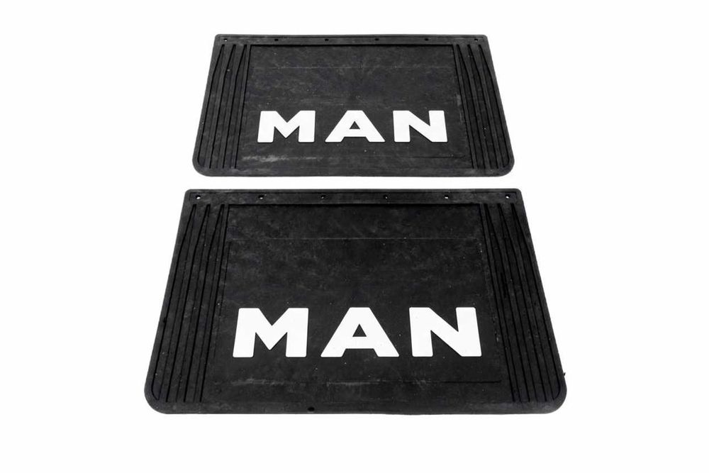 Релефни Черни Гумени Калобрани за Man / Ман 60x40 см к-т