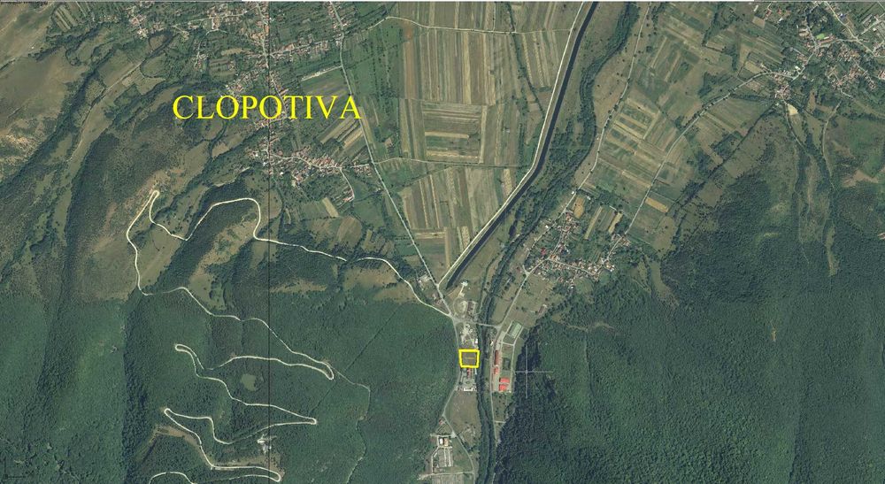 Vand teren intravilan Clopotiva - zona Raul Mare - Retezat