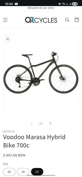 Bicicleta Voodoo Marasa Hybrid