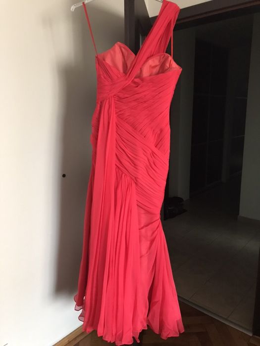 Rochie din voal, culoarea roz