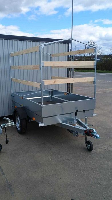 REMORCA 750 Kg, CU SISTEM DE FRANARE/Dim. 200(247) *122 *40 Cm (CIV R.A.R. 2026) !