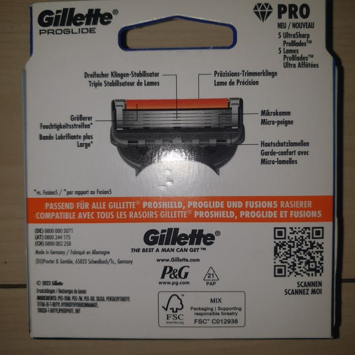 Set 8 rezerve Gillette Proglide Berlin