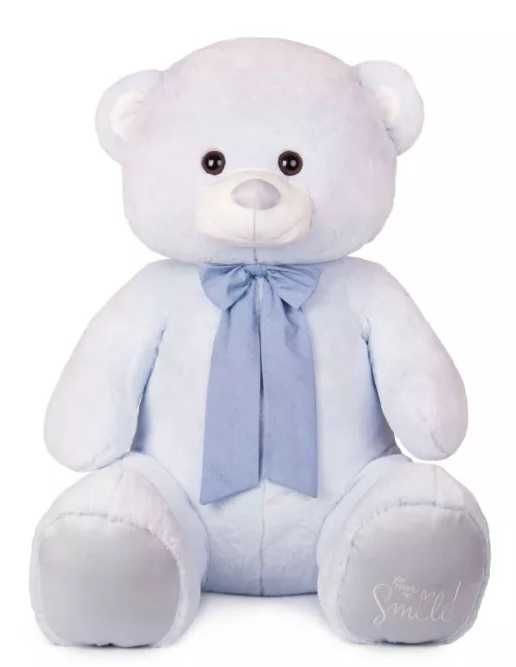 Плюшено мече 120см мечок свеъло син 90101