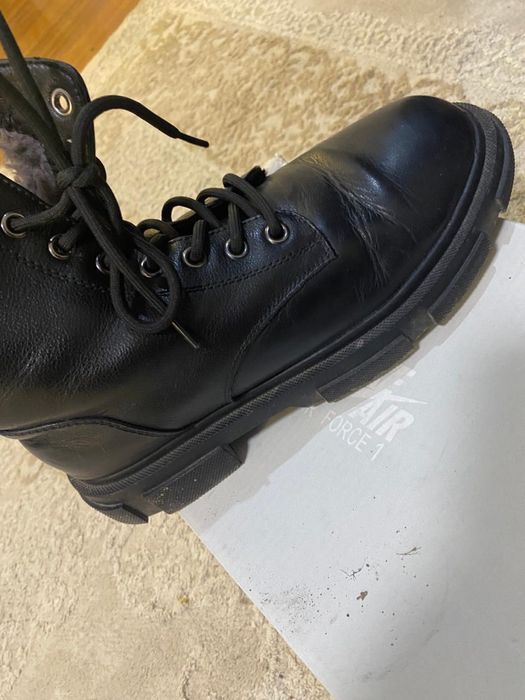 Женские ботинки кожаные 37-38р