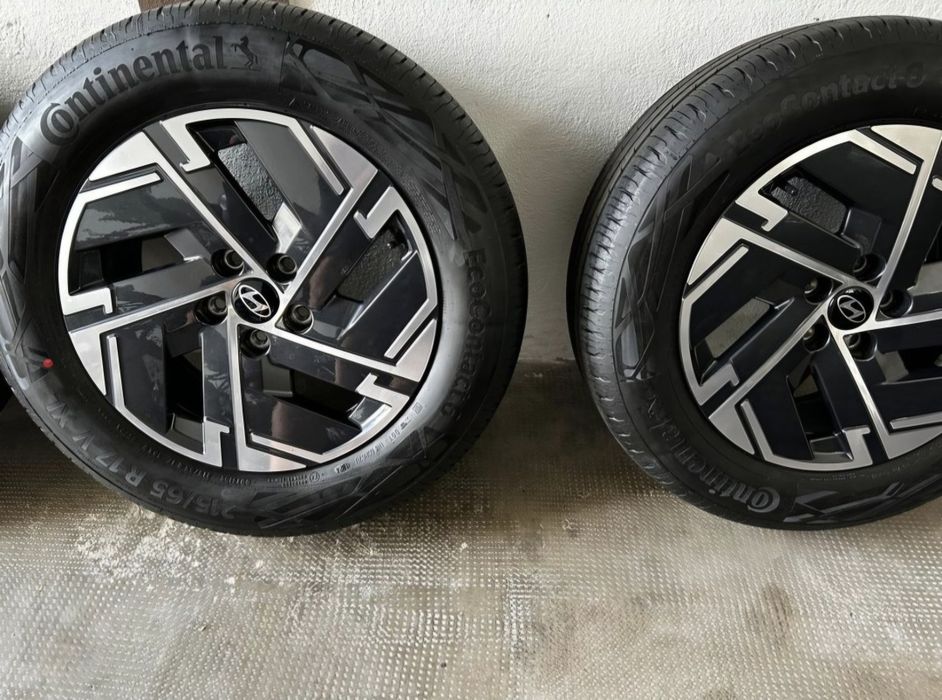 Roți cu jante originale Hyundai Tucson r17