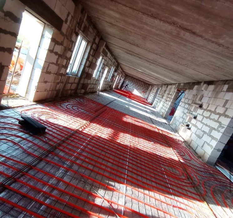 Отопление теплый пол под ключ