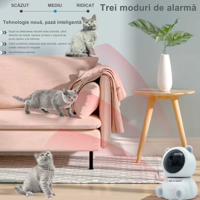 Camera Monitorizare Wireless, Full HD 2MP, NOUA, in cutie.