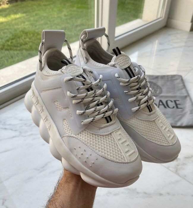 Adidasi Versace Alb - Adidasi Unisex