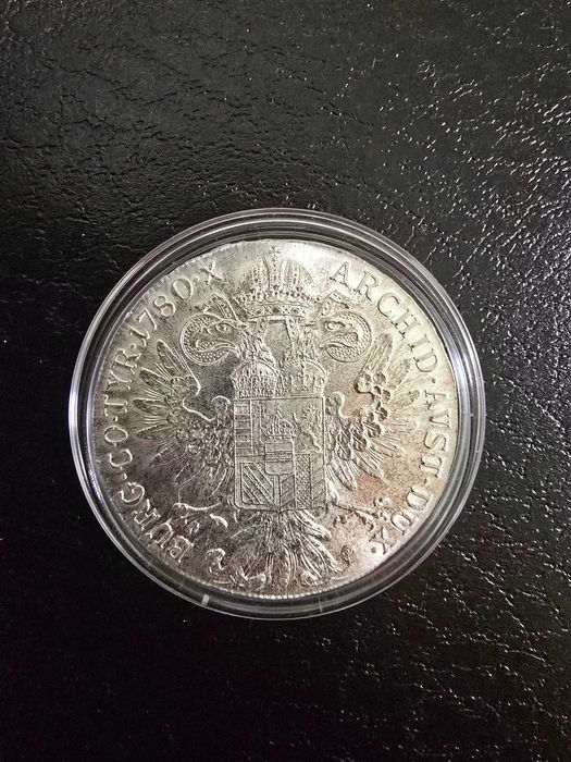 Сребърна монета талер Мария Тереза 1780 г. – рестрайк