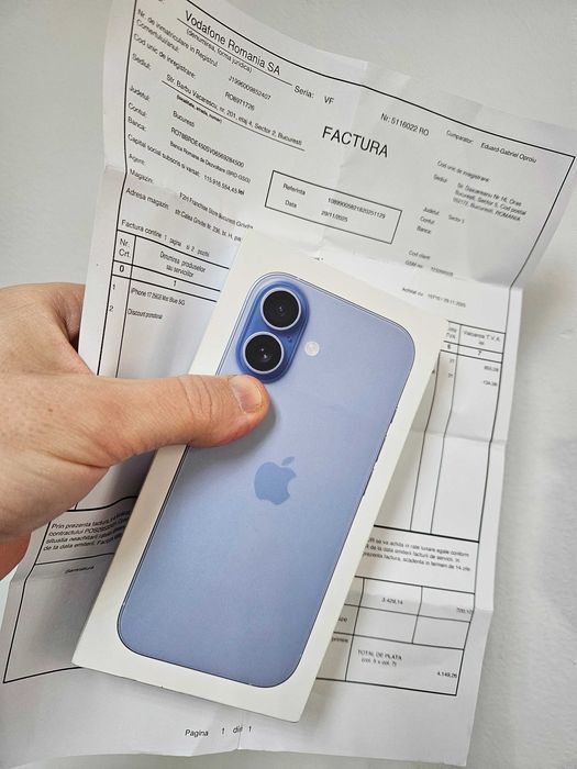 iPhone 17, 256 Gb, neverlock, sigilat la cutie, Garantie 2 ani.