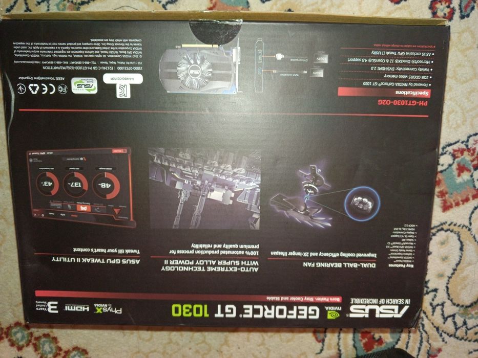 Продавм видеокарту GT1030