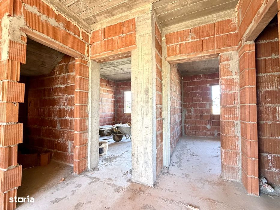 Casa individuala, 4 camere, 100 mp utili, 372 mp teren - Sanandrei