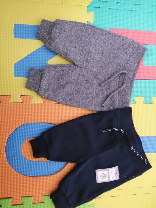 Нови бебешки дълги панталони от 0-3м. 62 см. и бебешки панталони 68 см