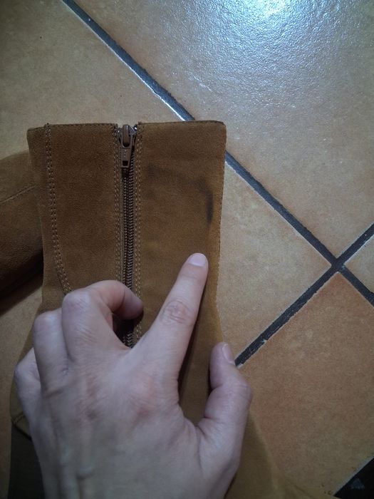 Botine piele naturală intoarsa