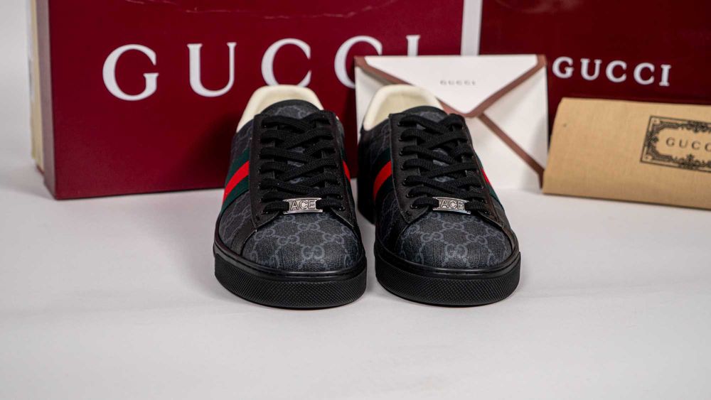 Обувки Gucci Ace sneaker with Web
