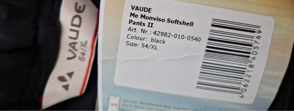 Pantaloni VAUDE XL schi rossignol spyder salomon mammut salewa