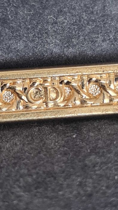 Ретро щипки за вратовръзка Cristian Dior made in Germany