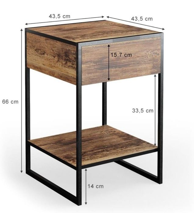 ДВЕ нощни шкафчета с чекмеджета