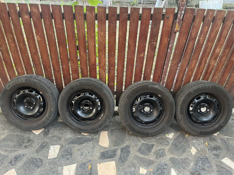 Jante + anvelope vara 185/60 R14 Continental