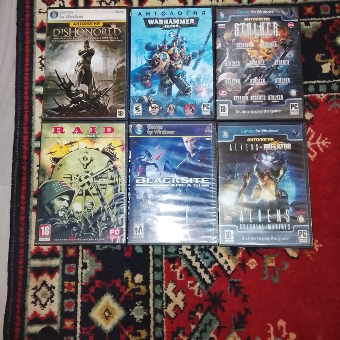 Игровые диски, Б/У.