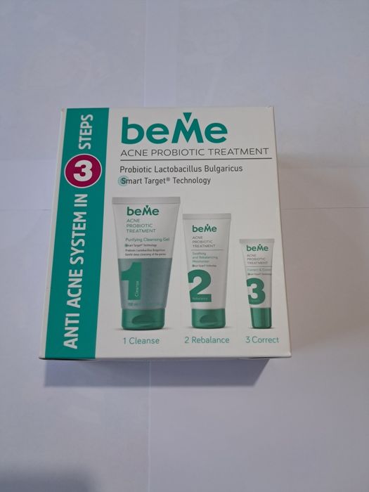 beMe Комплект 3в1 - Пълна рутина за чиста и здрава кожа