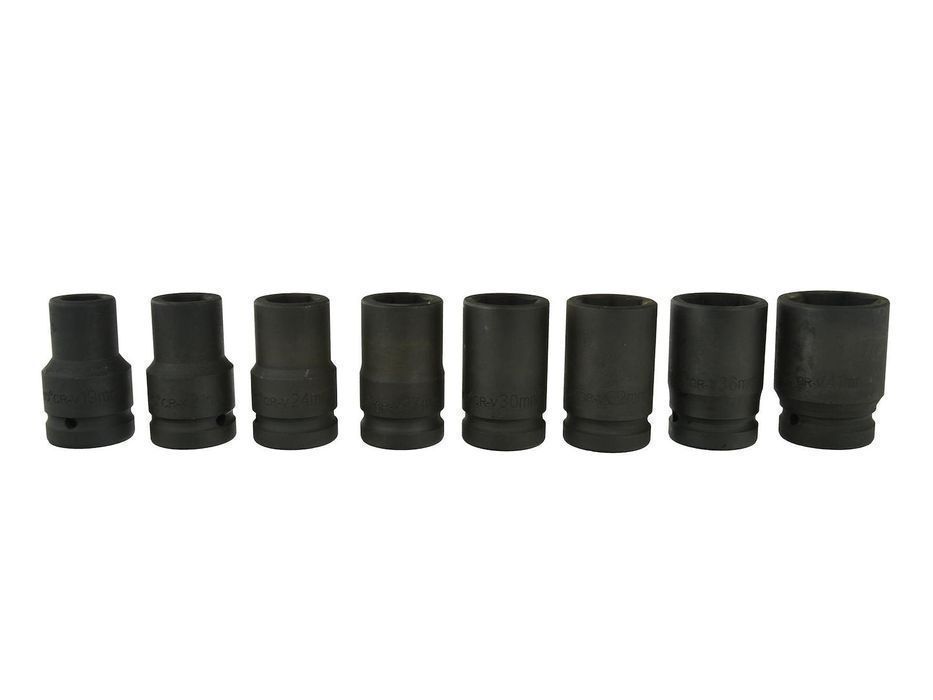 Set tubulare hexagonale de impact 1'' 19-41mm 8piese geko