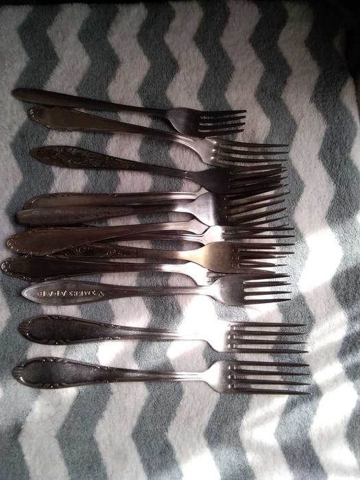 Вилки, Б/у, сост отличное,
