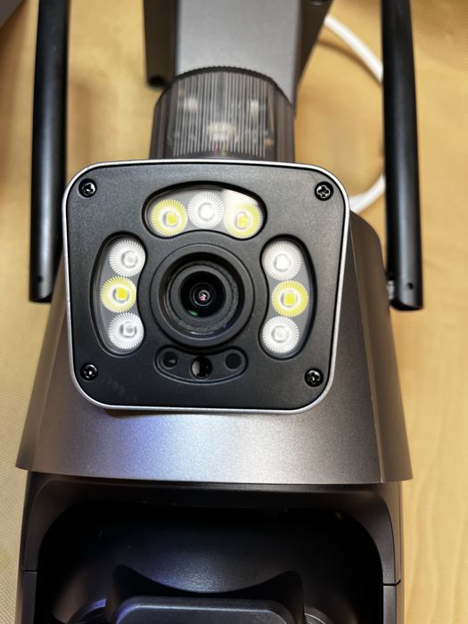 Двойна Smart WiFi безжична IP 8 mpx камера последен модел 2025 год