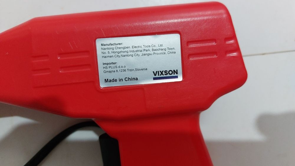 pistol de lipit plastic cu agrafe
