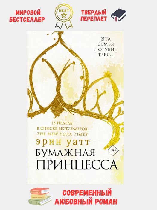 Бумажная принцесса-Книга, Эрин Уатт
Книга, Эрин Уатт