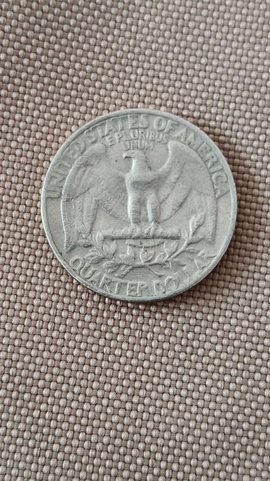 Монета перевёртыш quarter dollar