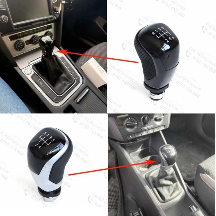 Nuca schimbator piele VW Passat B6,B7 CC,Golf 7 Caddy  Touran, Tiguan