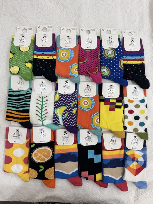 Продам разноцветные носки