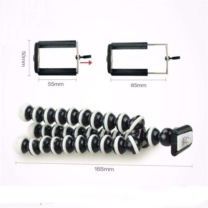Trepied FLEXIBIL cu suport pentru TELEFON aparat foto Samsung iPhone