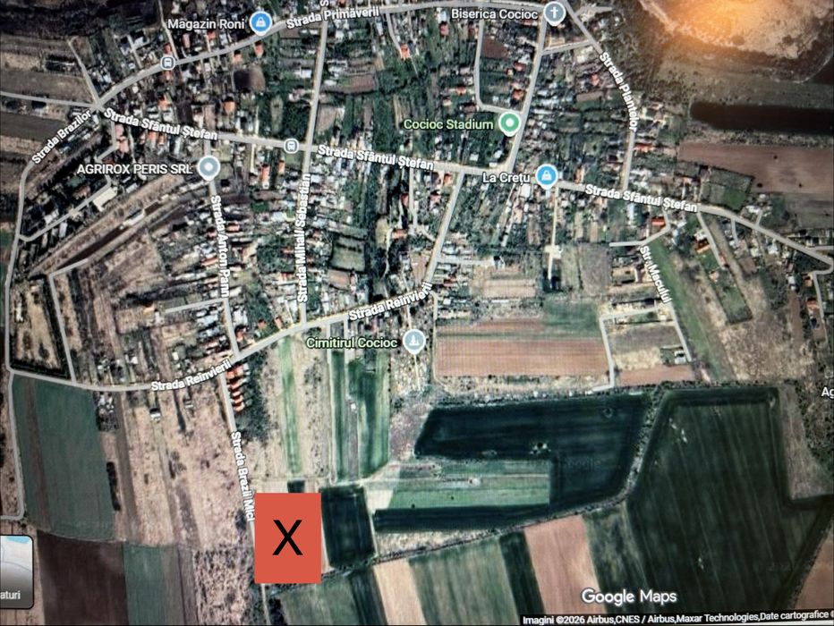 De vanzare doua loturi de 500 m2 ~ str Brazii Mici ~ Peris, Ilfov
