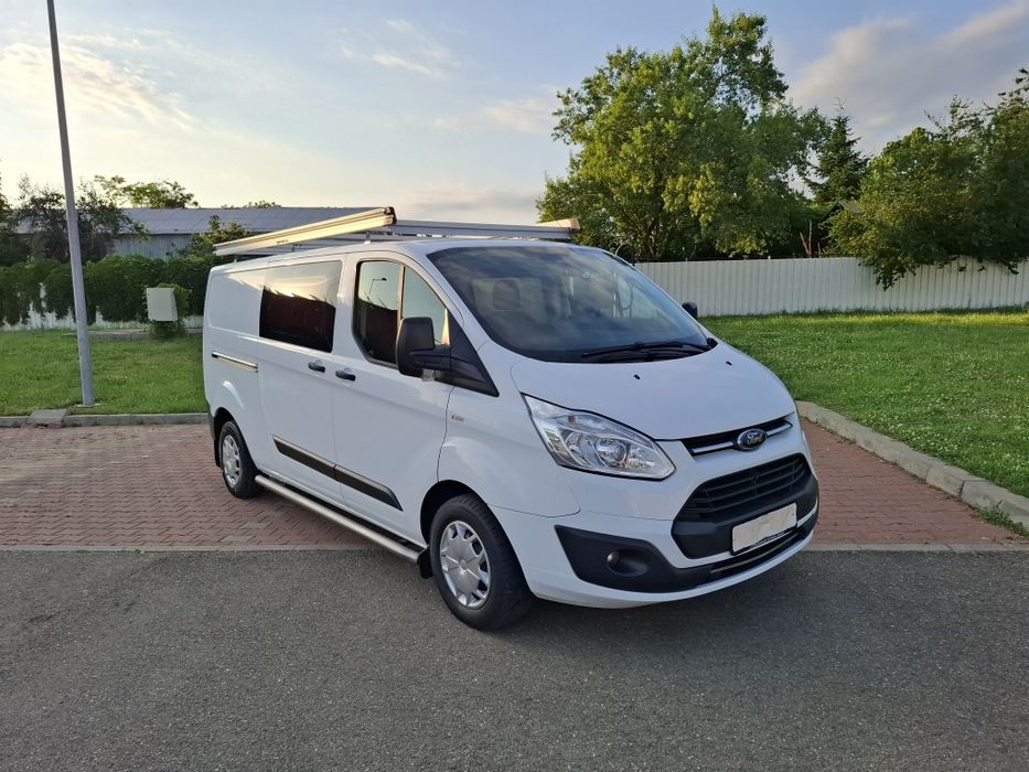 Ford Trasit Custom, 2.0 tdci,131cp,6 locuri,long