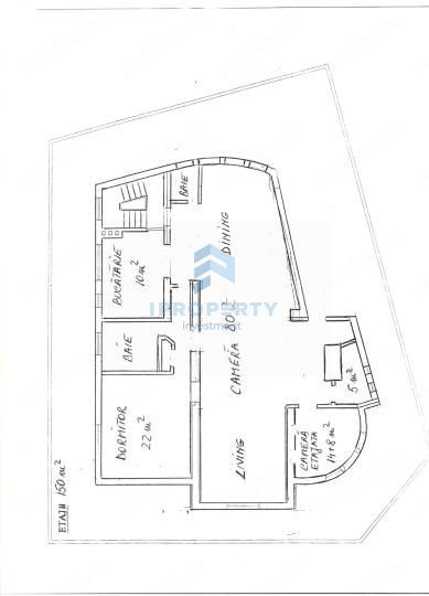 Apartament 3 camere Primaverii cu centrala proprie in vila reabilitata